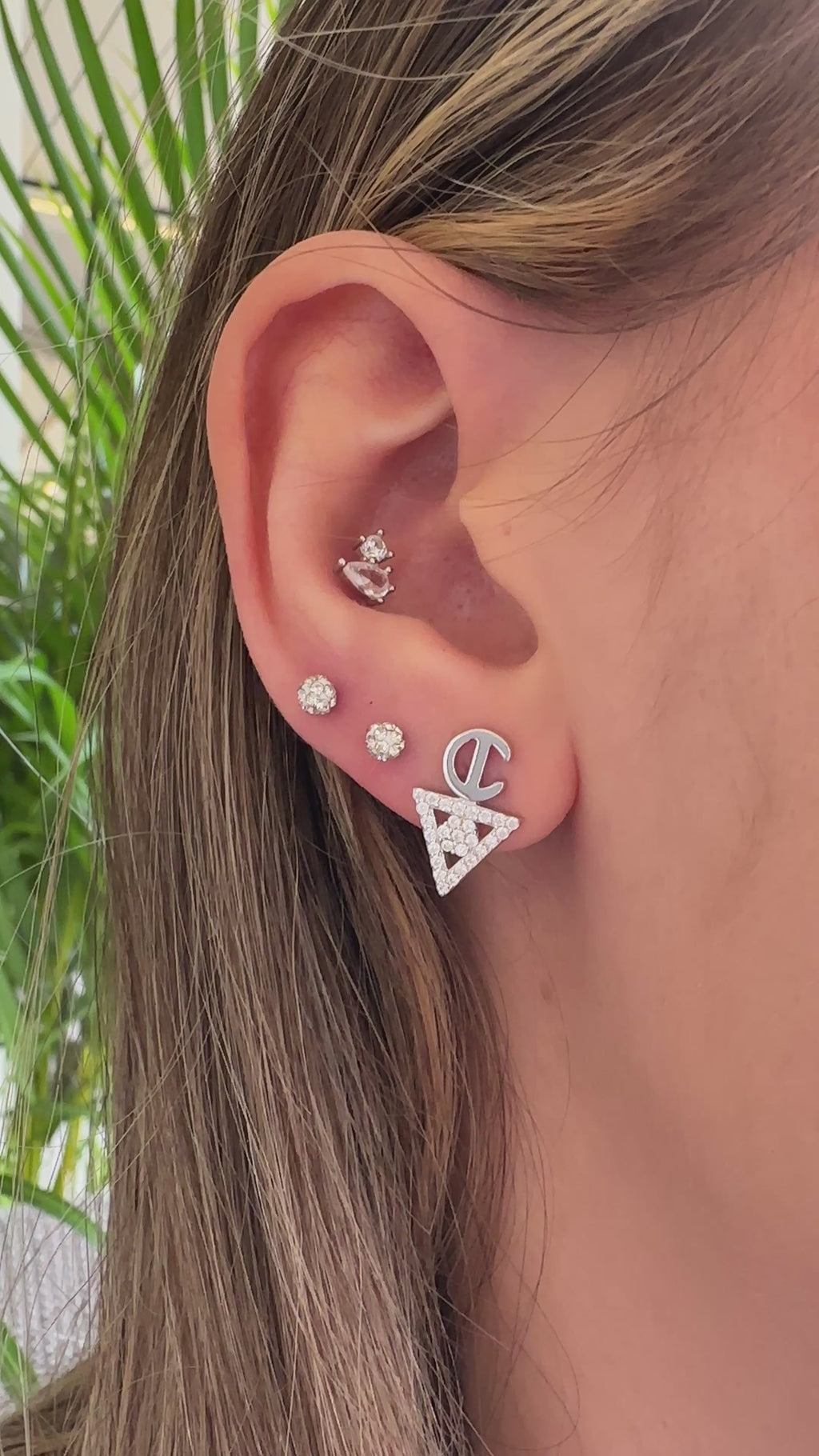 Triangle Model Design Necklace