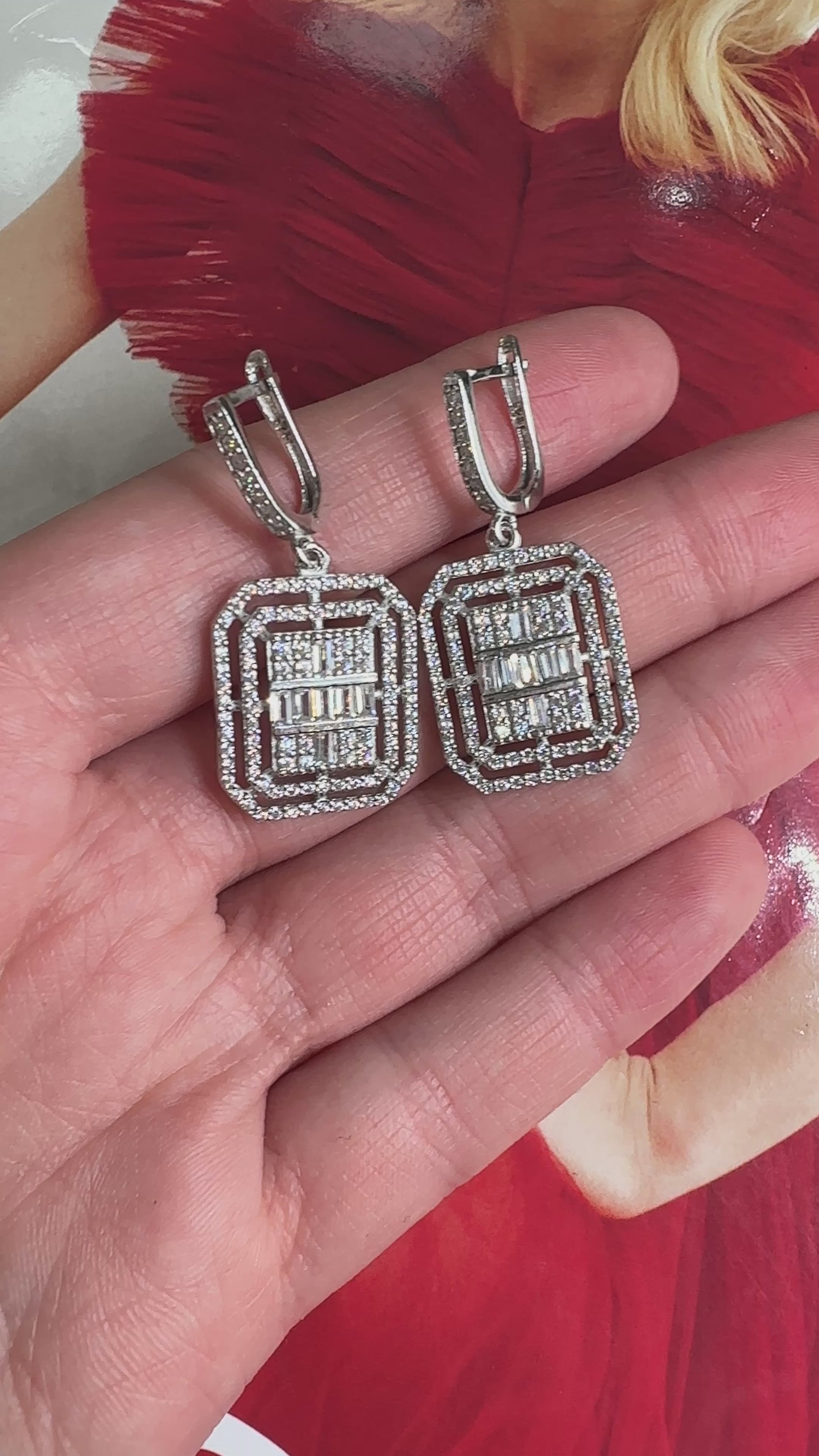 Sallantılı Büyük Baget Küpe