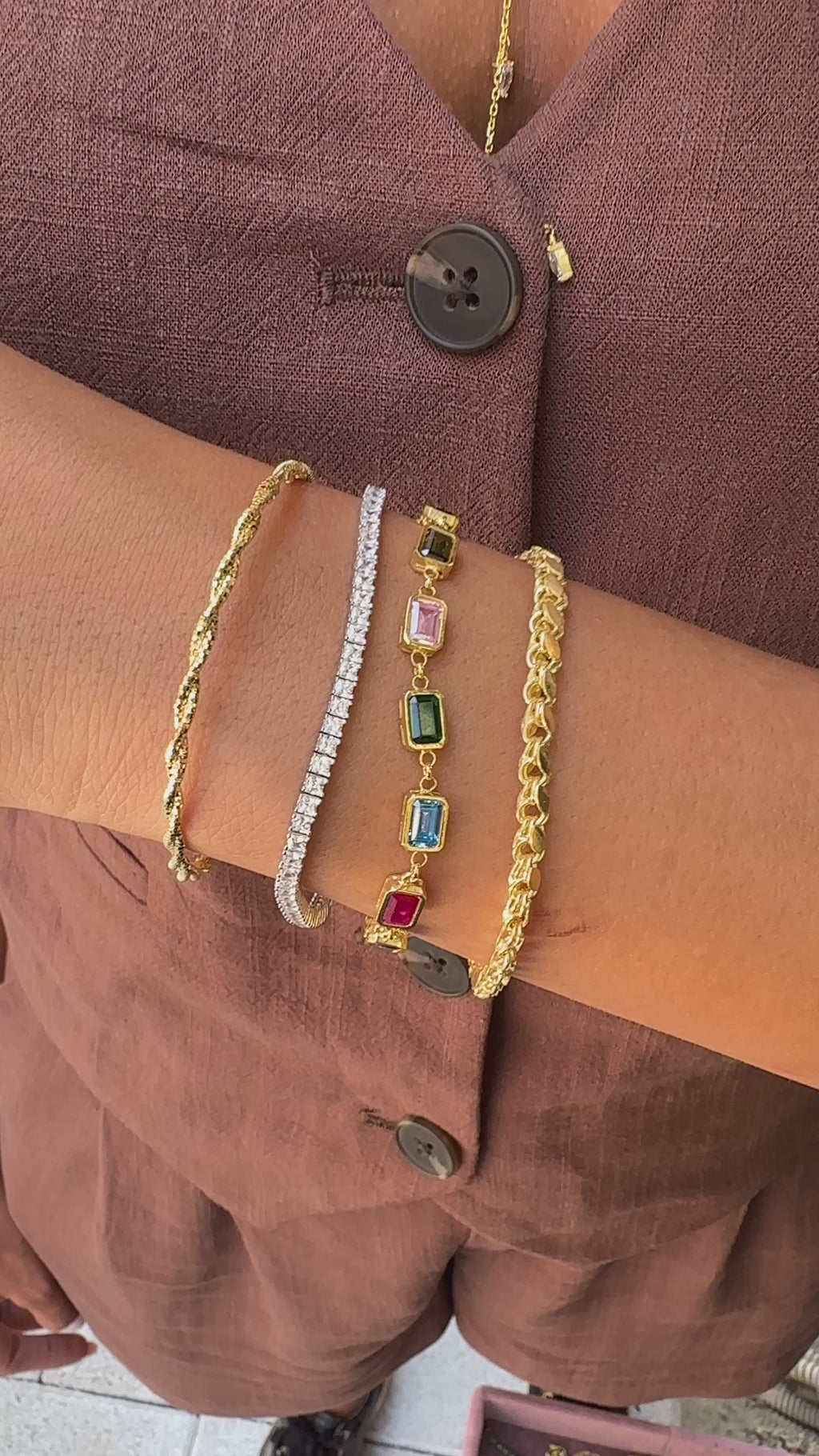 Colorful Stone Bracelet