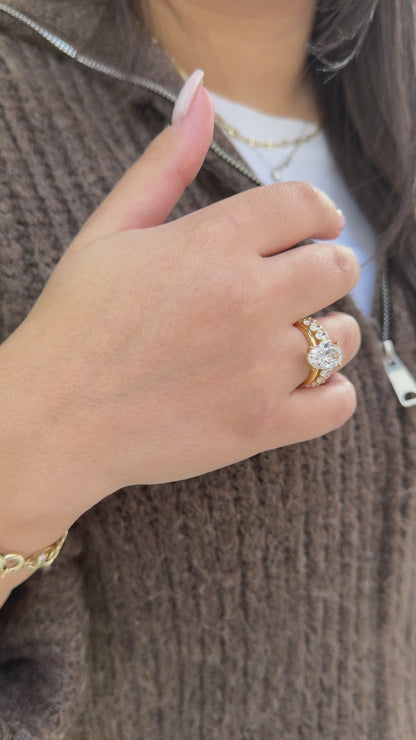 D-Color Oval Tamtur Yüzük