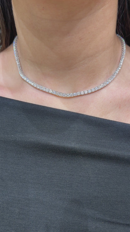 Üç Buçuk mm Mozanit Suyolu Kolye