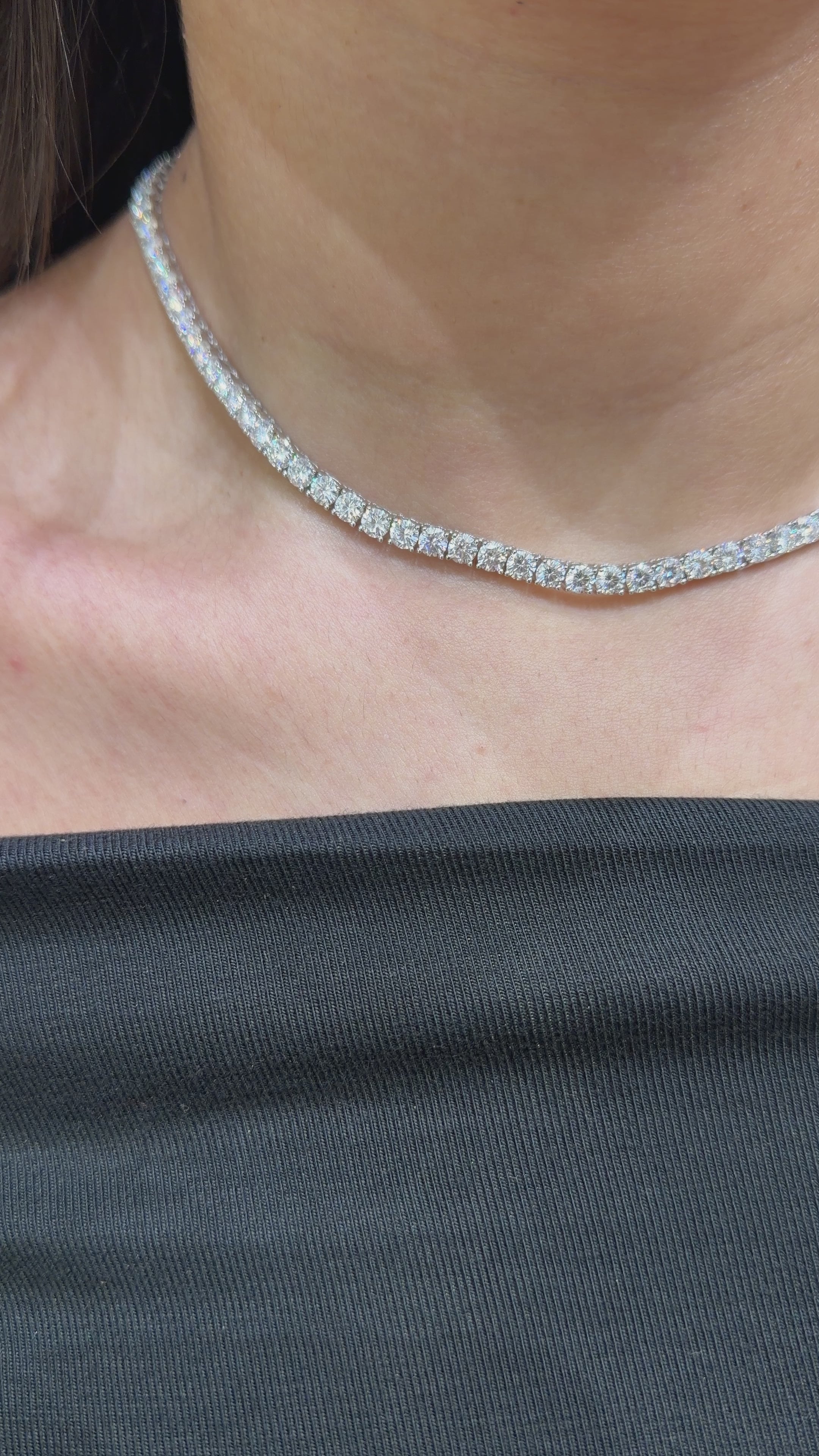 Dört mm Mozanit Suyolu Bileklik