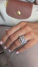 Winziger Solitär-Detailring