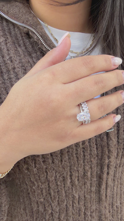 D-Color Oval Tamtur Yüzük