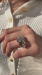 Üç Karat G-Color Beştaş Yüzük