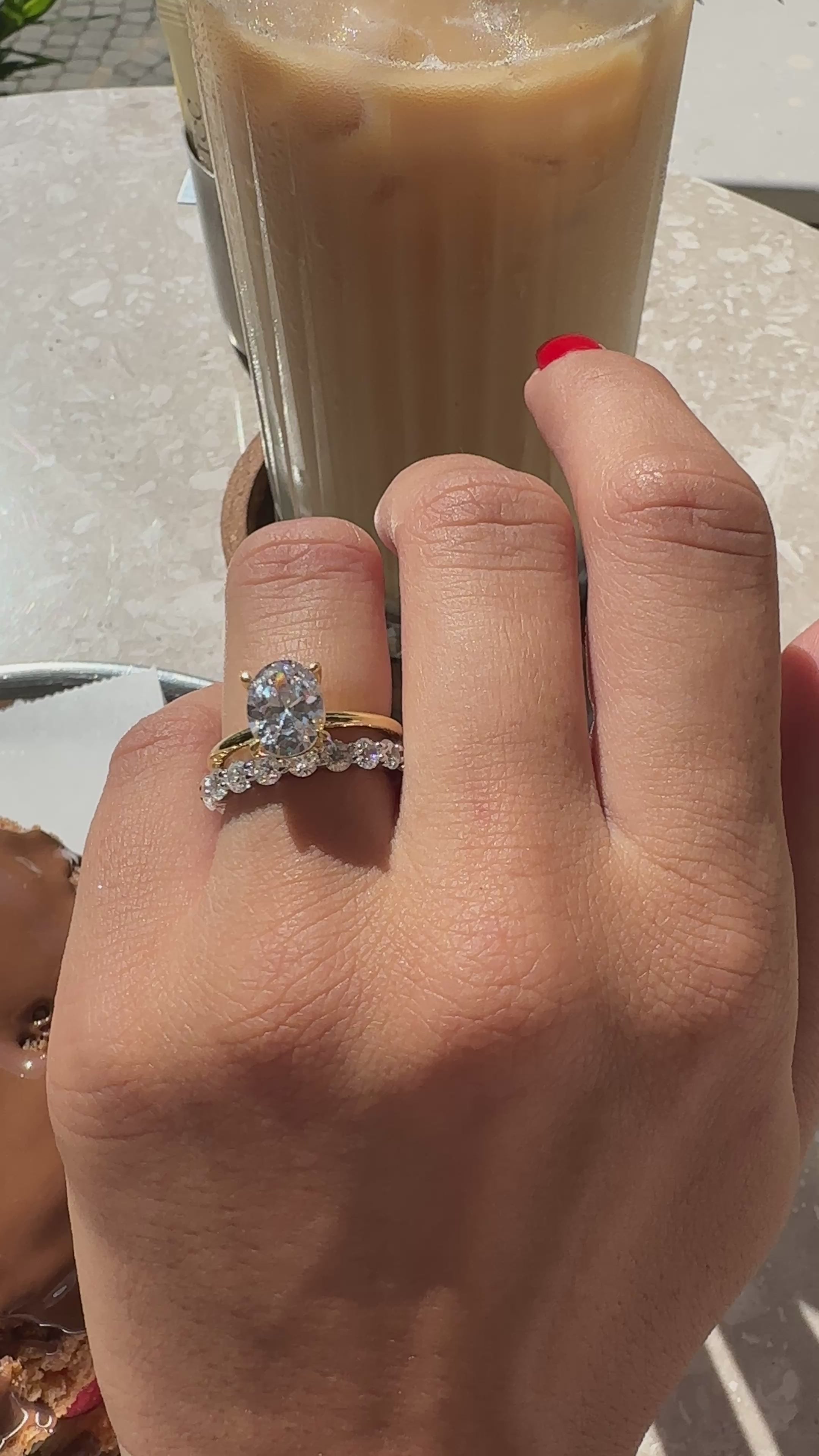 1.75 Karat Oval Yüzük