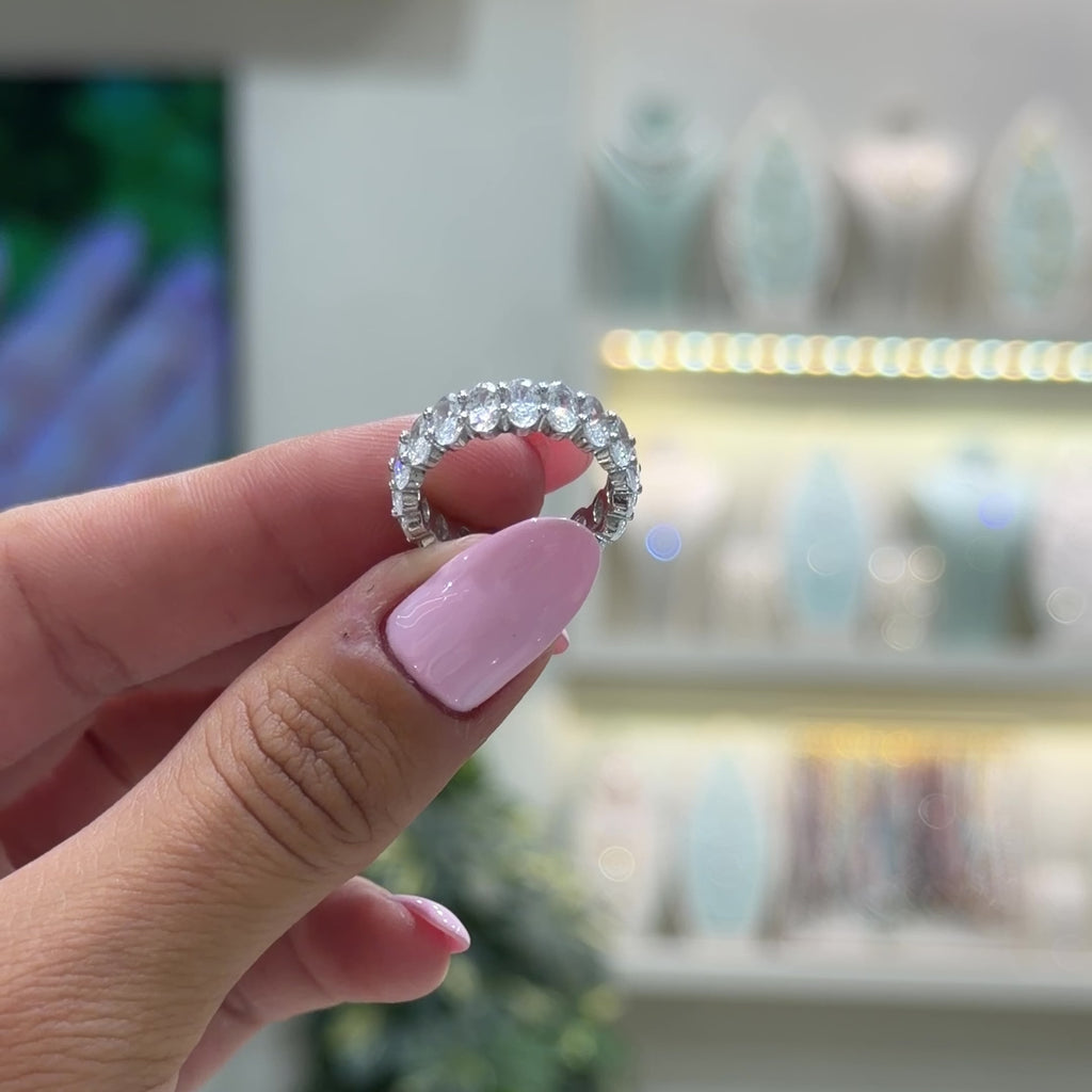 14K Oval Tamtur Yüzük
