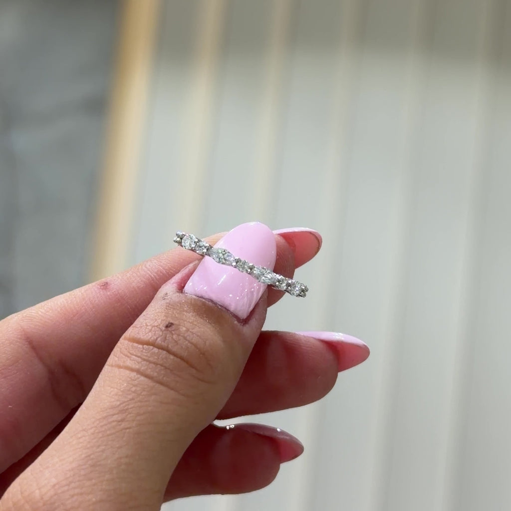 14K Markiz Taşlı İnce Tamtur Yüzük