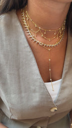 Salkım Taşlı Zincir Model Choker