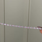 Üç Mm Pembe Taşlı Suyolu Bileklik