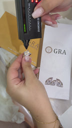 14K 1.20 Karat Mozanit Tektaş Yüzük