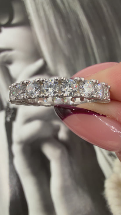 Orta Boy Taşlı Tamtur Yüzük