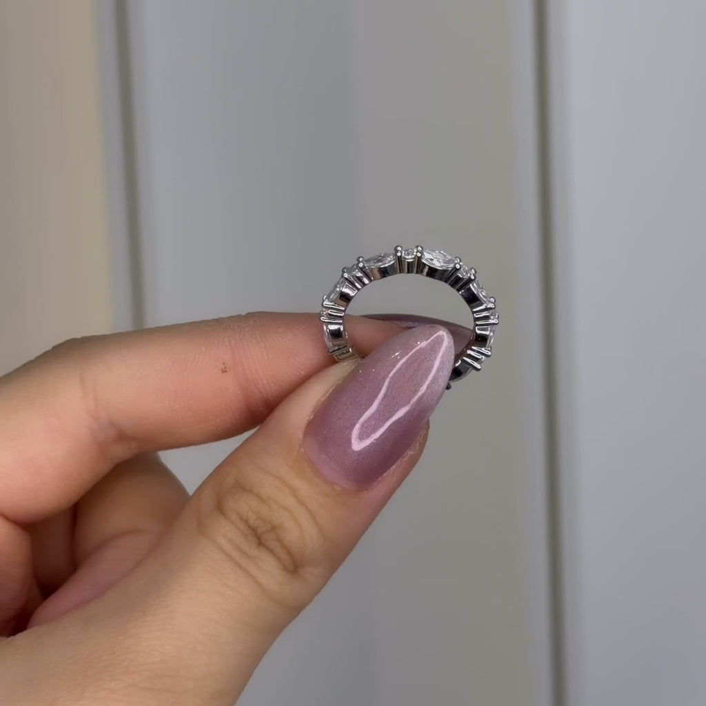 Marquise Cut Eternity Ring