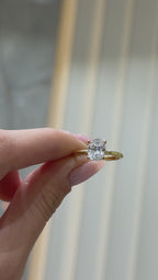 1.75 Karat Oval Yüzük