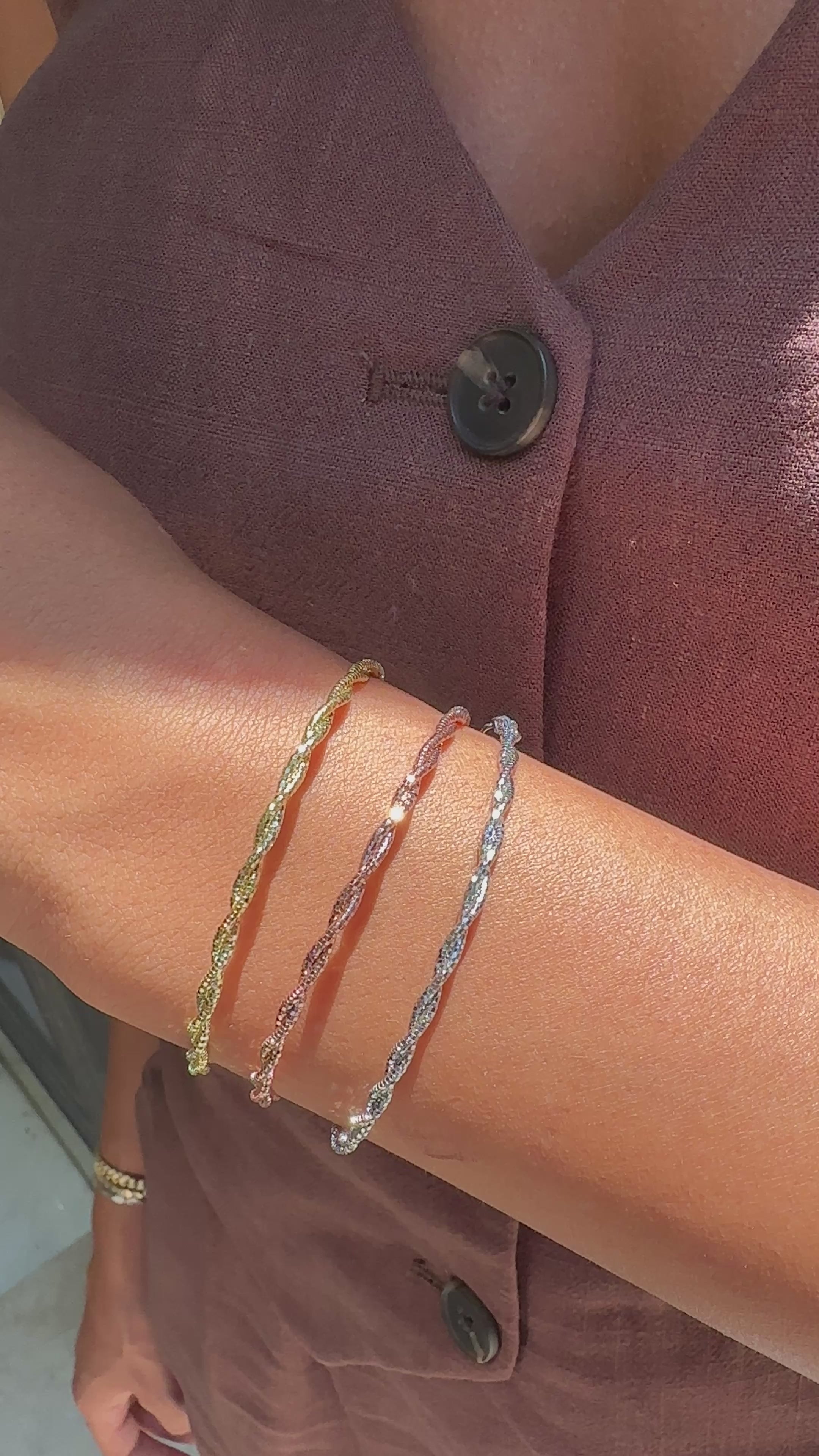 İtalyan Burgu Bileklik