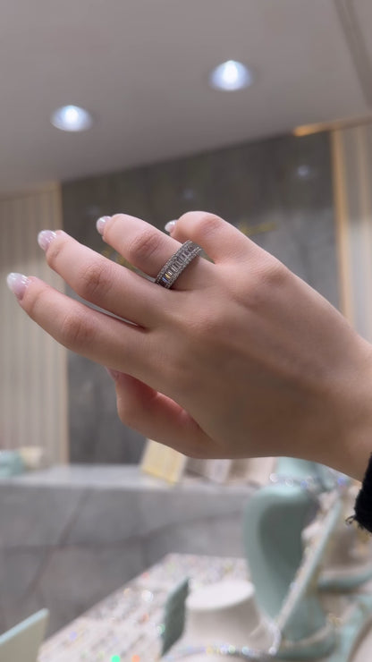 Baguette Tambourine Ring