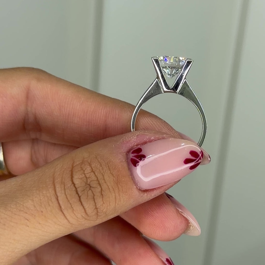 Three Carat Solitaire Ring