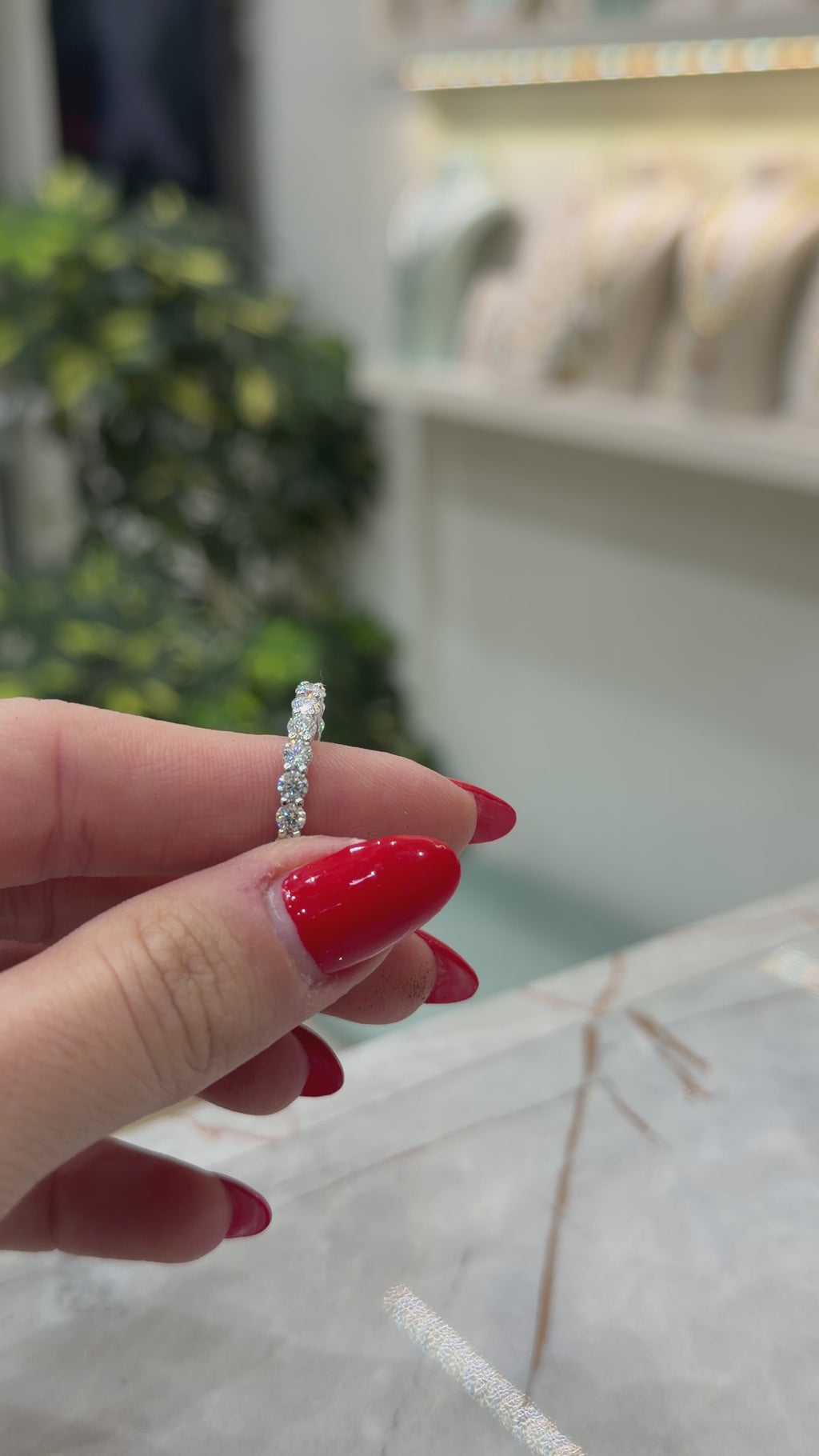 14K D-Color Eternity-Ring