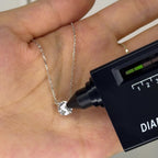 7 mm Mozanit Tektaş Kolye
