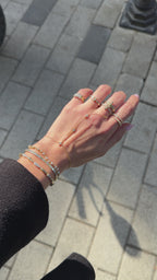 Clara Leaf Stone Bileklik