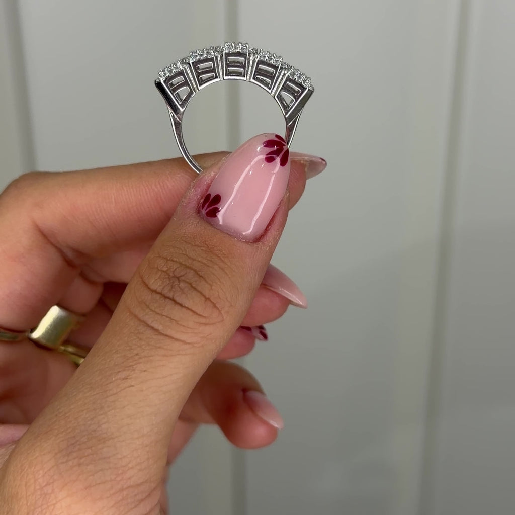 Baguette Five Stone Ring