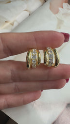 Bella Twist Taşlı Küpe