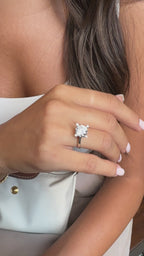 Dreikarätiger Solitärring