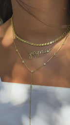 Emily Cris Çubuk Taşlı Y Kolye