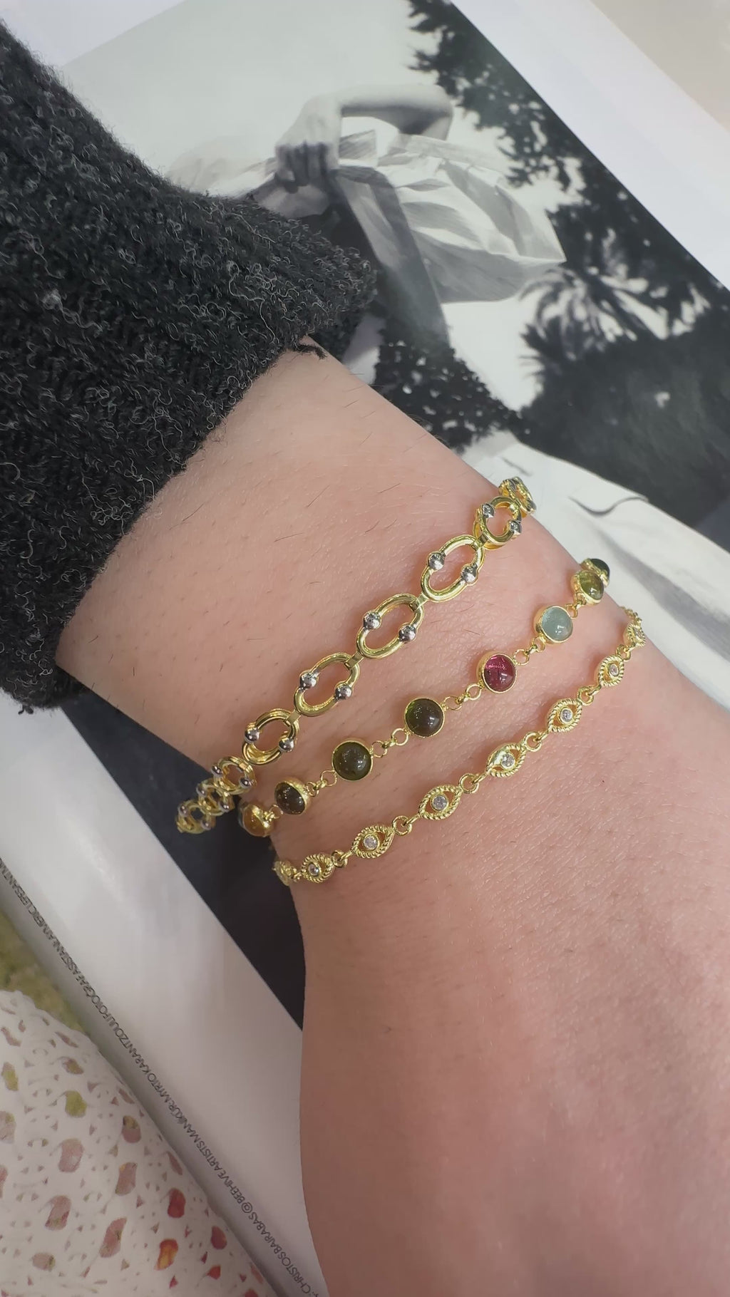 Turmalin Taşlı Bileklik