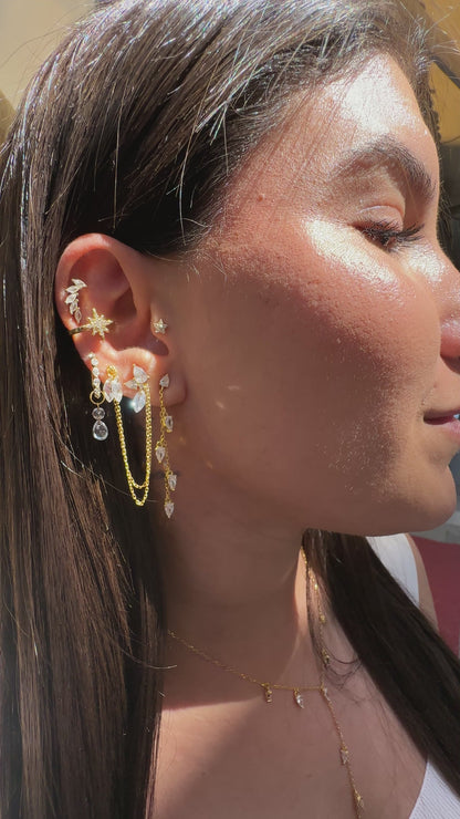 Blumenpiercing