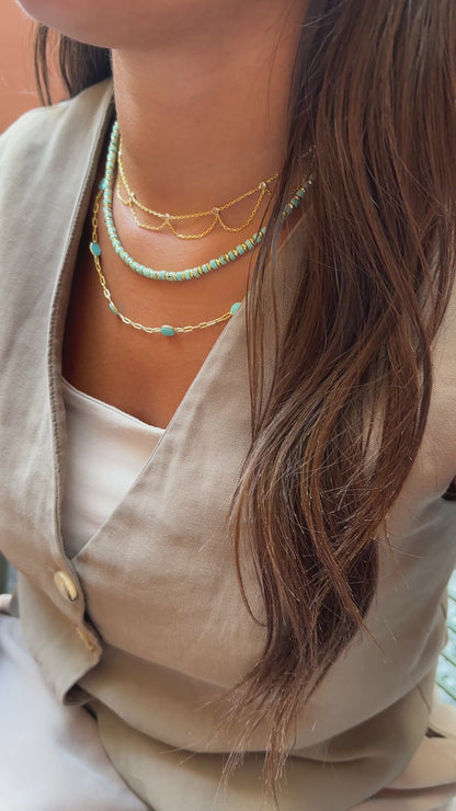 Taşlı Zincir Model Choker