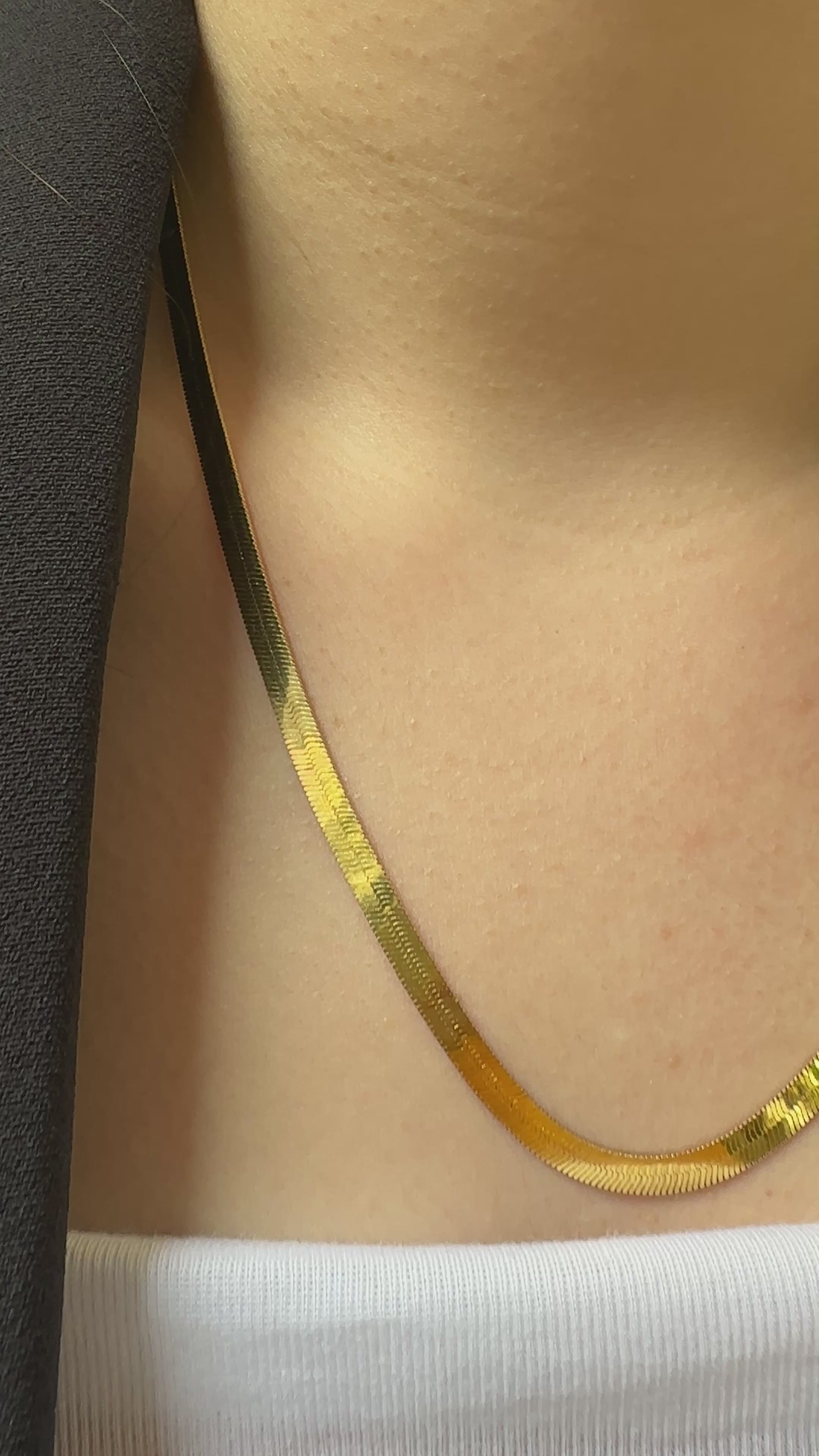 İki Renk İtalyan Yassı Zincir