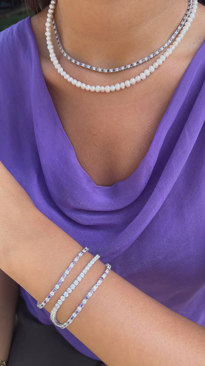Three mm waterway bracelet