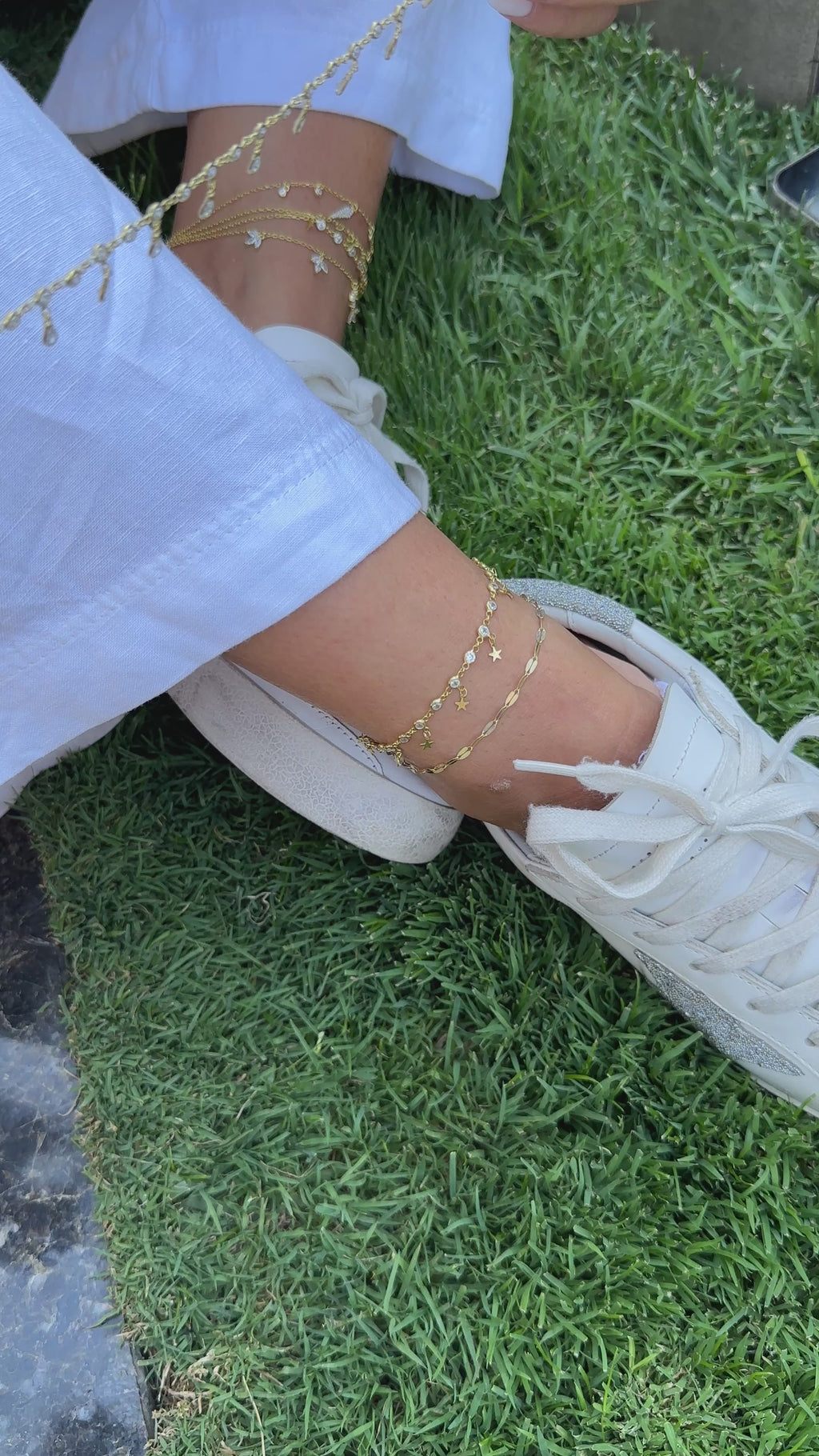 Damla Taş Sallantılı Halhal