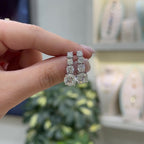 Dört Taşlı Sıralı Küpe
