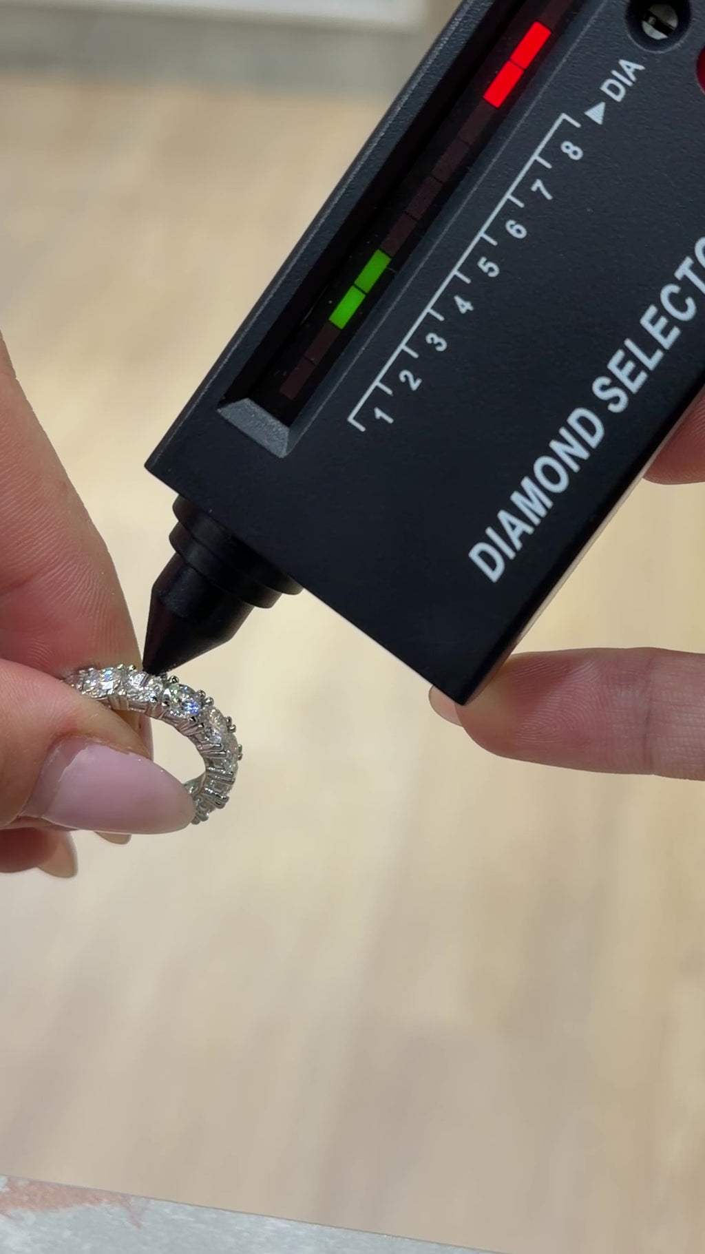 14K Mozanit Büyük Boy Tamtur Yüzük