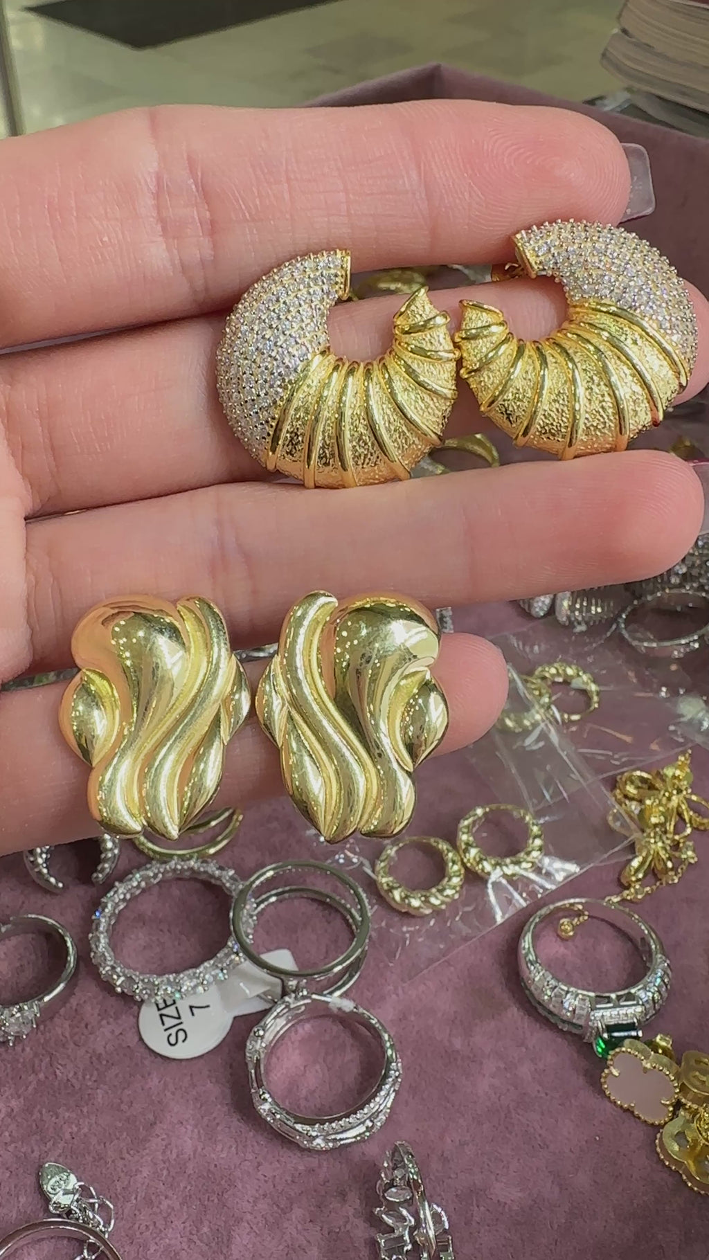 Croissant Earrings