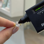14K Bir Buçuk Karat Mozanit Oval Yüzük