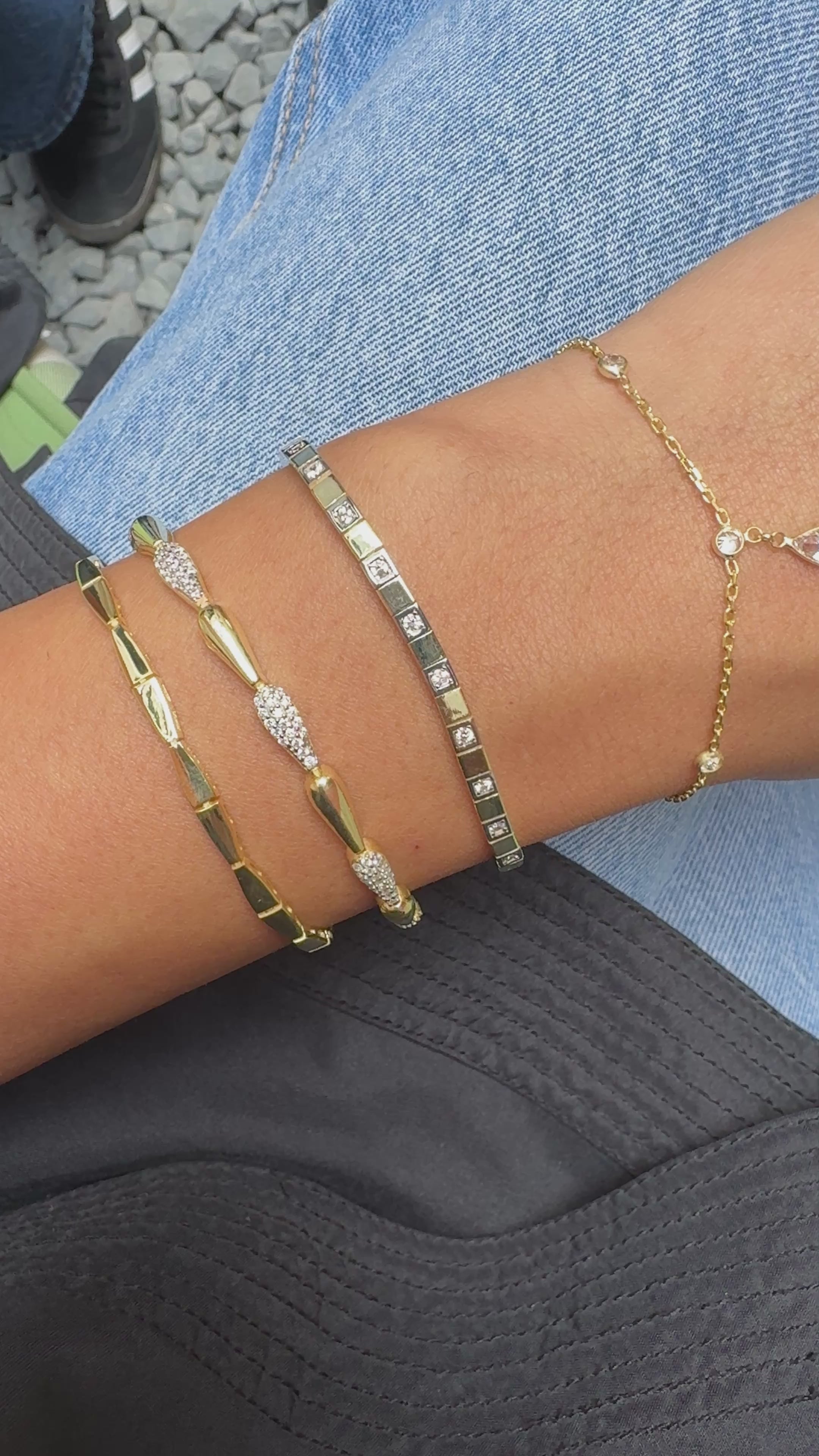 Luna Taşlı Bileklik