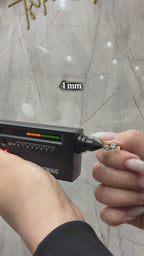 Dört Mm Mozanit Tektaş Küpe