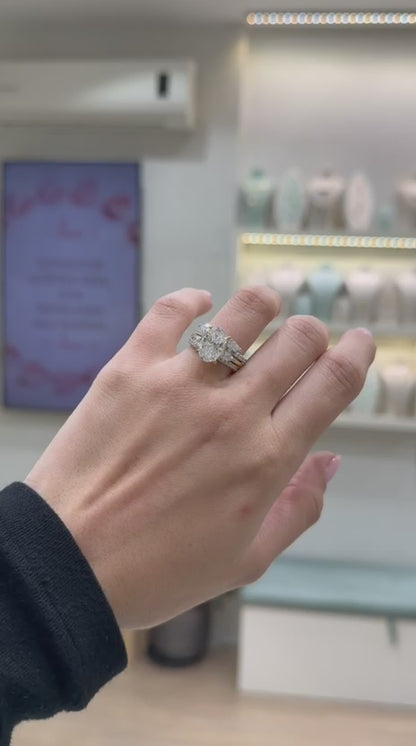 Damla Taşlı Stacking Yüzük