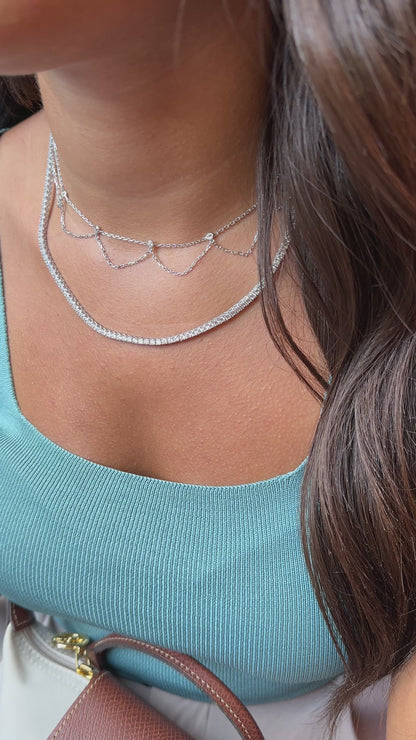 Taşlı Zincir Model Choker