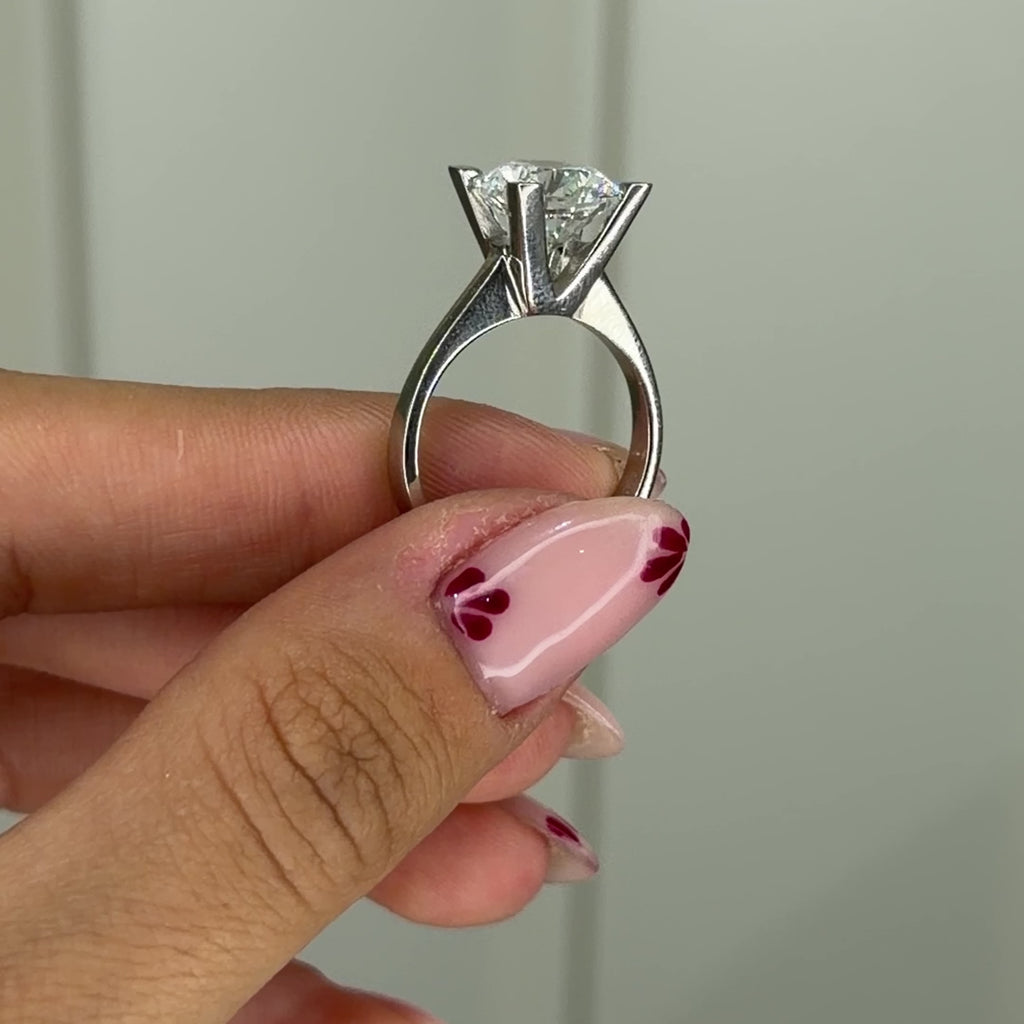 Four Carat Solitaire Ring