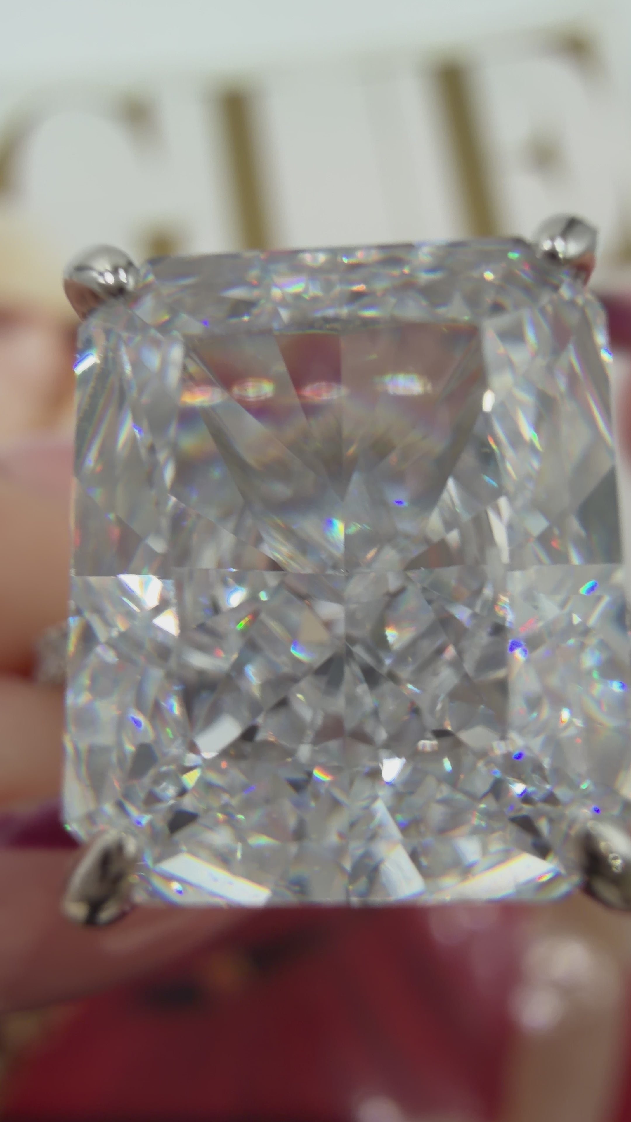 Ice Cut Taşlı Baget Tamtur Yüzük