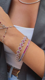 Chole Kristall Fuchsia Stein Schahmeran