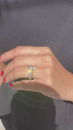 0.75 Karat Oval Yüzük