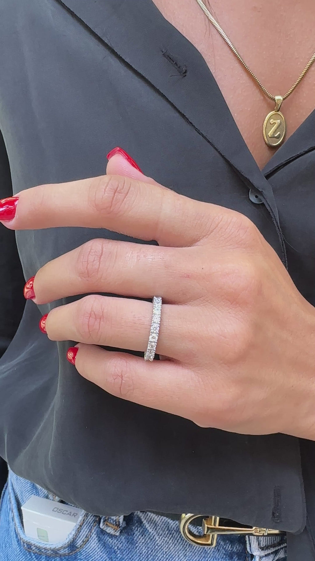 Kleiner Ewigkeitsring aus Stein