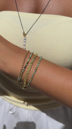 Amazonit Taşlı Doğal Taş Bileklik