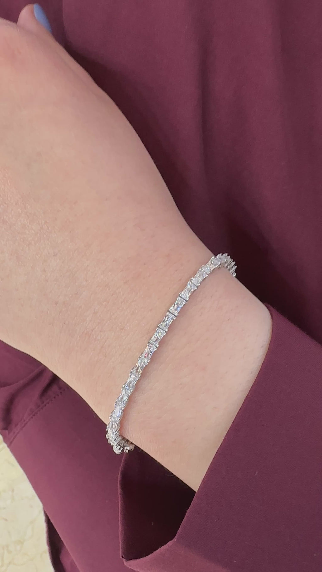 Baget Taşlı Tasarım Suyolu Bileklik