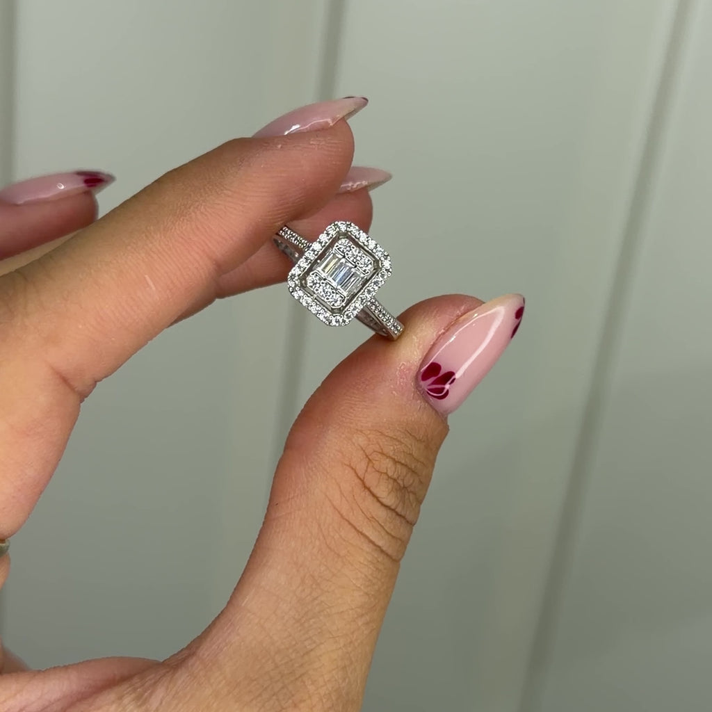 Baguette Solitaire Ring